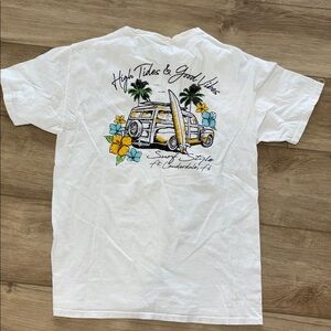 Surf Style Ft. Lauderdale White Short Sleeve Tee size medium